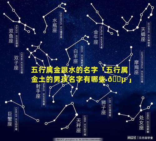 五行属金跟水的名字「五行属金土的男孩名字有哪些 🌵 」
